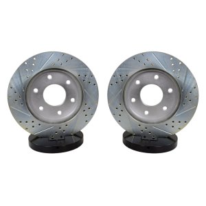Nissan Armada Brake Rotors (2) - Front - Baer Brakes - Claw Performance - Zinc-Plated - `04-`05